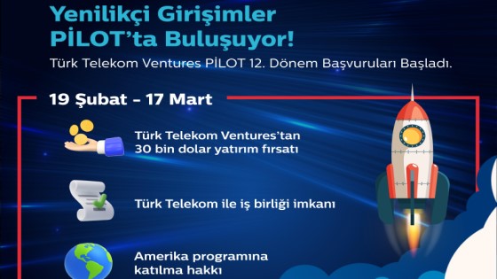 Türk Telekom Ventures PİLOT Hızlandırma Programı