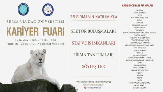 Bursa Uludağ Üniversitesi Kariyer Fuarı
