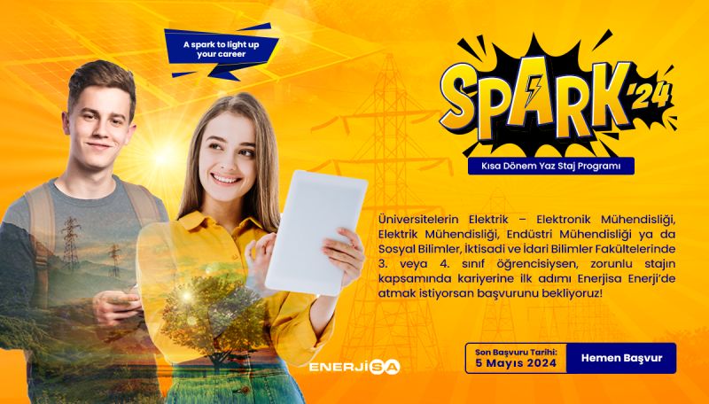 Enerjisa Dağıtım Şirketleri Hibrit Yaz Staj Programı Spark