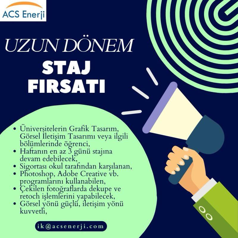 ACS Enerji-Uzun Dönem Staj 