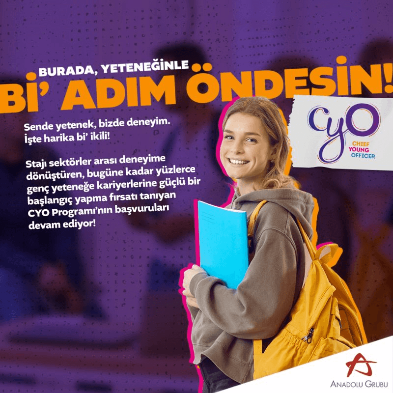 Anadolu Grubu-Chief Young Officer-CYO (Long Term Internship Program) 