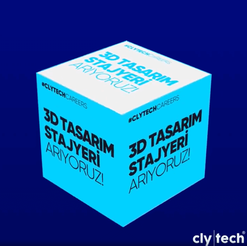 Clytech-3D Tasarım Stajyeri