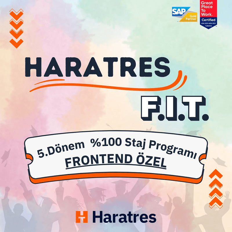 Haratres Teknoloji-5. Dönem %100 Staj Programı FRONTEND ÖZEL