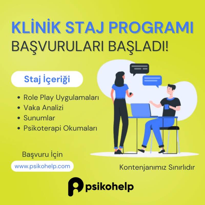 Psikohelp-Klinik Staj Programı