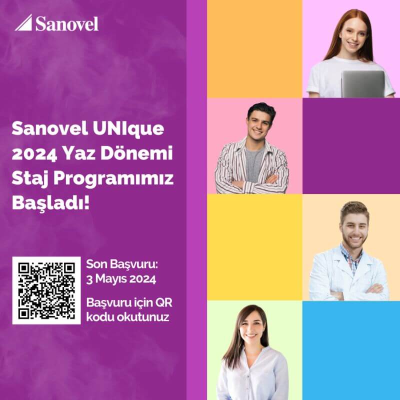 Sanovel UNIque-2024 Yaz Dönemi Staj Programı