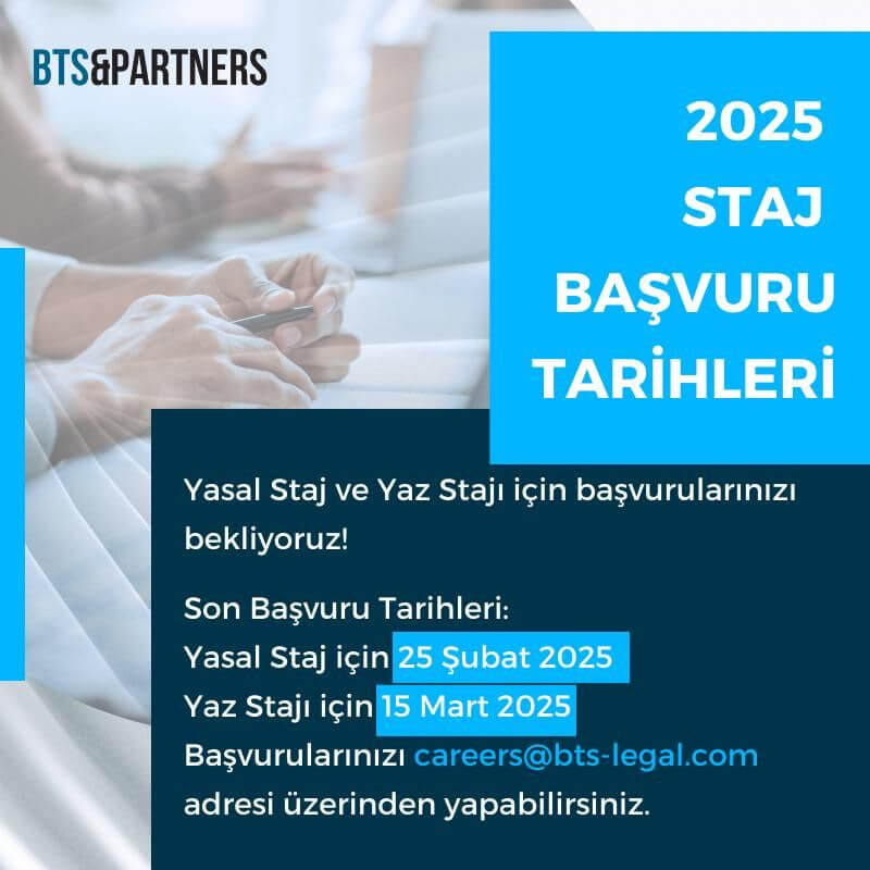 BTS & Partners-Yasal Staj ve Yaz Stajı 