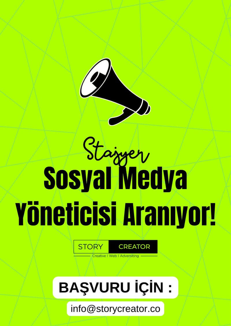 Story Creator-Stajyer Sosyal Medya Yöneticisi