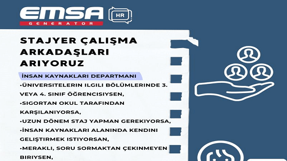 EMSA-Stajyer İlanı