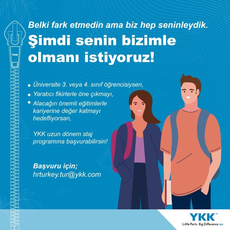 YKK (Türkiye)-Stajyer İlanı