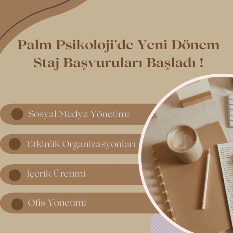 Palm Psikoloji - Yeni Dönem Staj Başvuruları Başladı