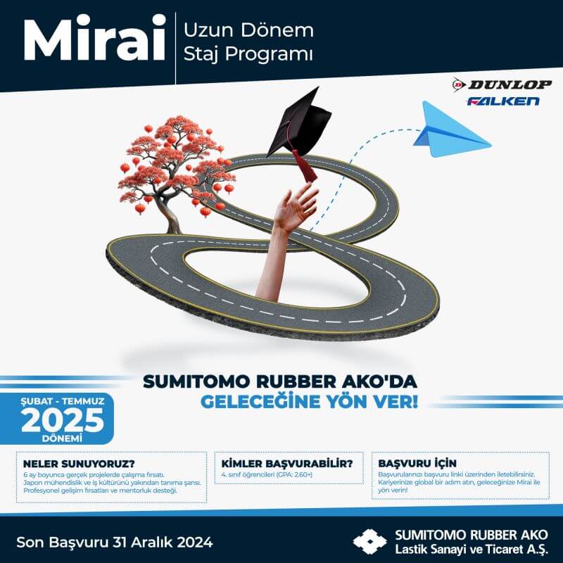 Sumitomo Rubber AKO-Mirai Uzun Dönem Staj Programı Başlıyor