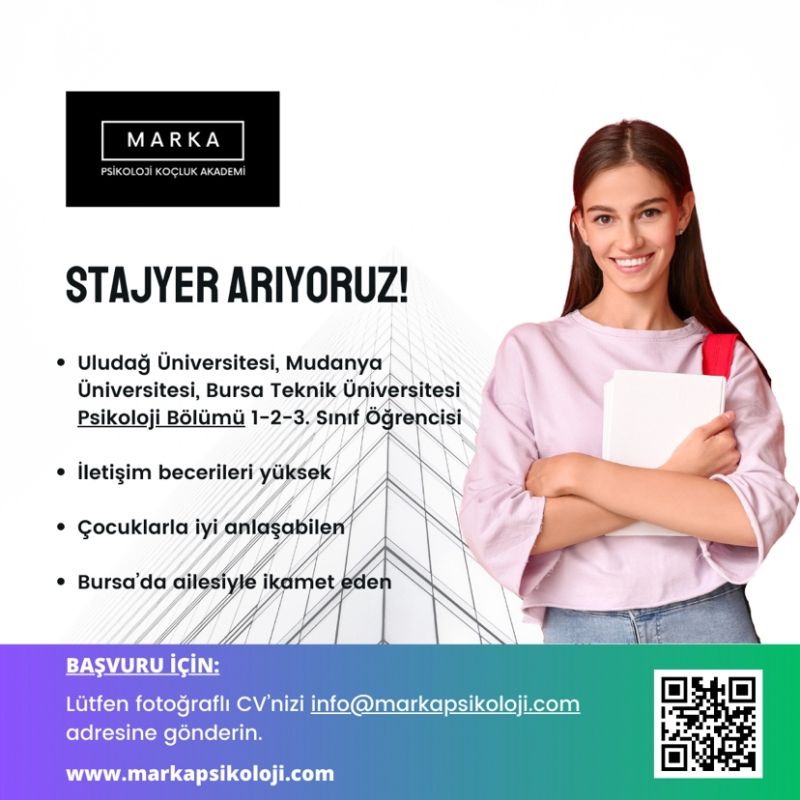 Marka Psikoloji Koçluk Akademi - Stajyer Alımı