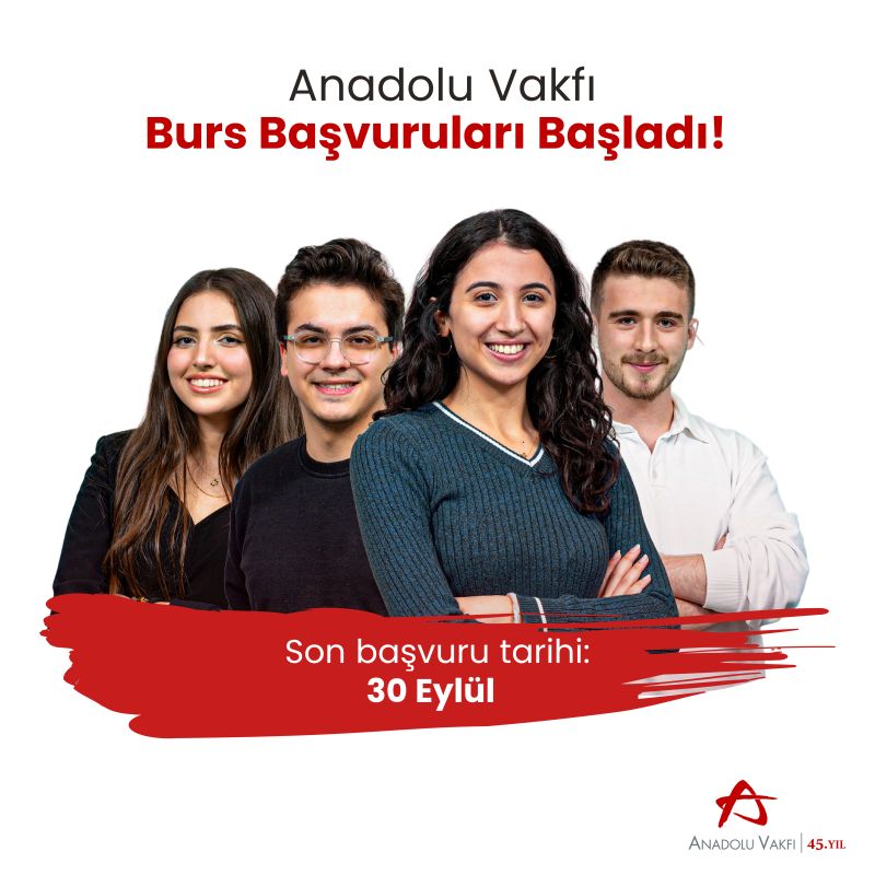 Anadolu Vakfı-Burs İlanı