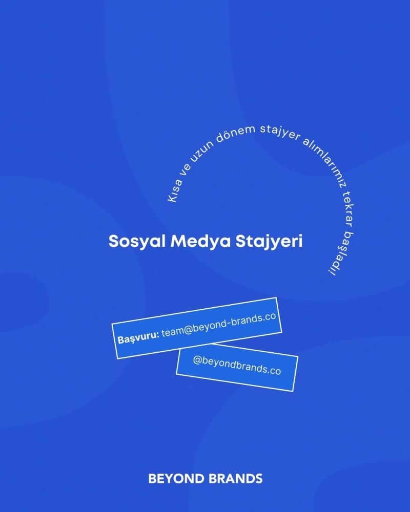 Beyond Brands - Sosyal Medya Stajyeri