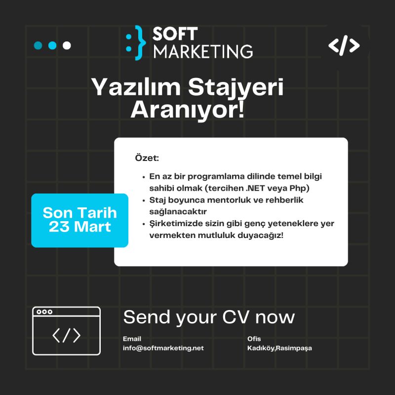 Soft Marketing-Yazılım Stajyeri