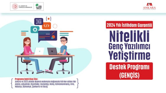 2024 Yılı İstihdam Garantili Nitelikli Genç Yazılımcı Yetiştirme Destek Programı (GENÇİS) (2024)