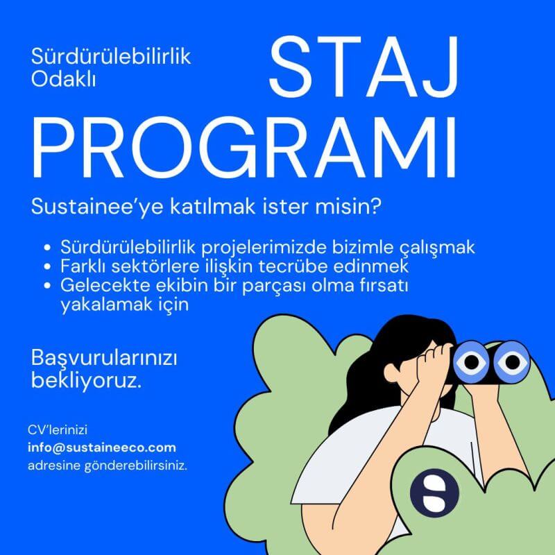  Sustainee-Sürdürülebilirlik Staj Programı