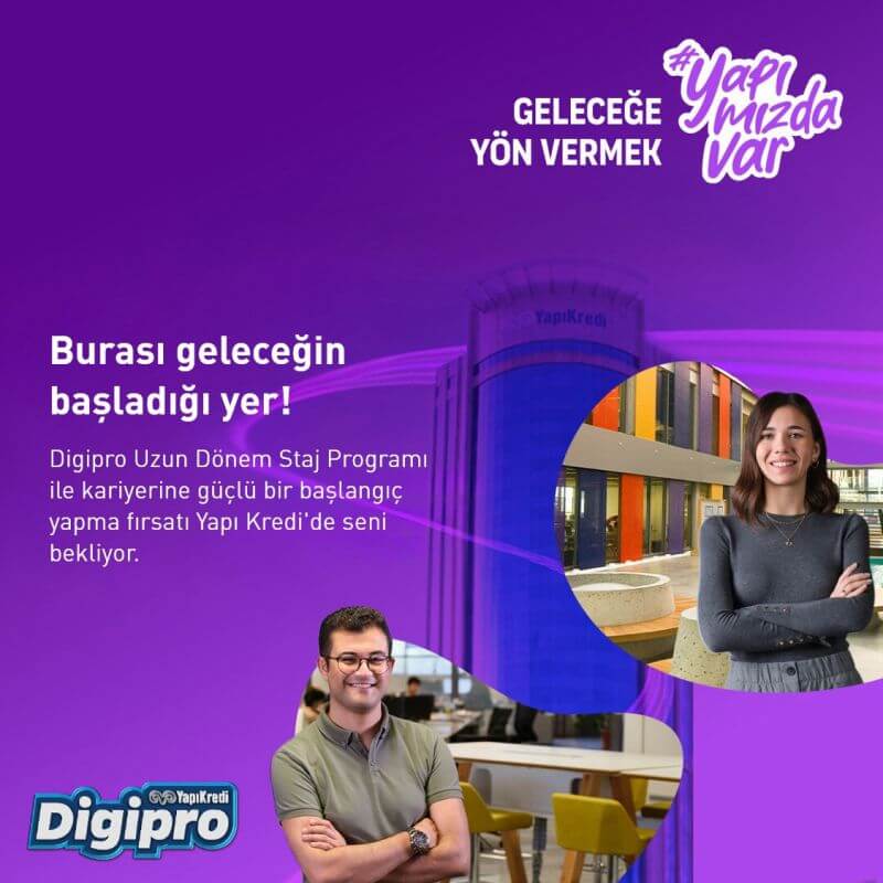 Yapı Kredi-Digipro Uzun Dönem Staj Programı