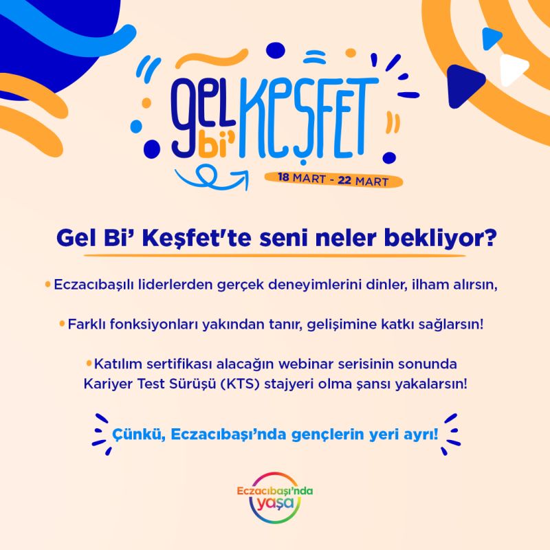 Eczacıbaşı Topluluğu-Gel Bi Keşfet Webinar Serisi