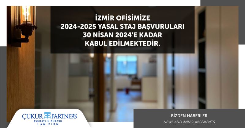 Çukur & Partners - Yasal Staj İlanı