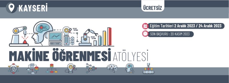 BTK Akademi - Kayseri İli Makine Öğrenmesi Atölyesi 2023