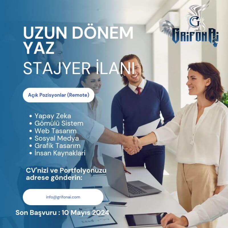 GrifonAI-Uzun Dönem Yaz Stajyer İlanı