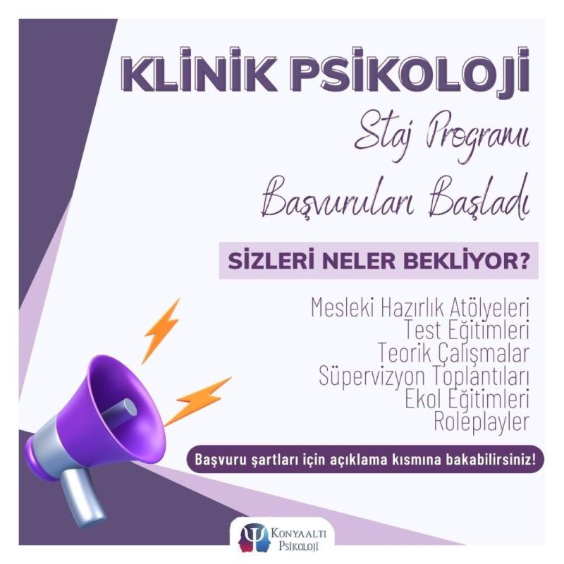 Konyaaltı Psikoloji - Staj Programı