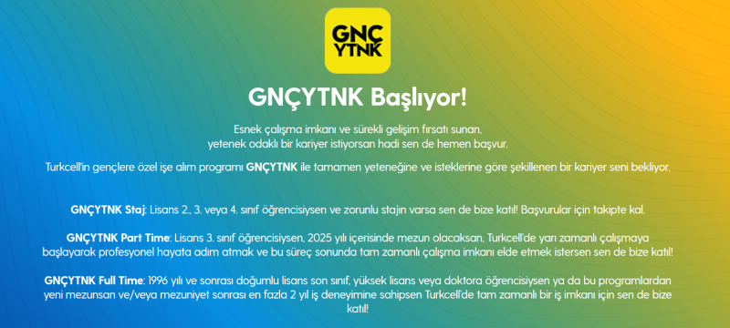 Turkcell - GNÇYTNK Programı