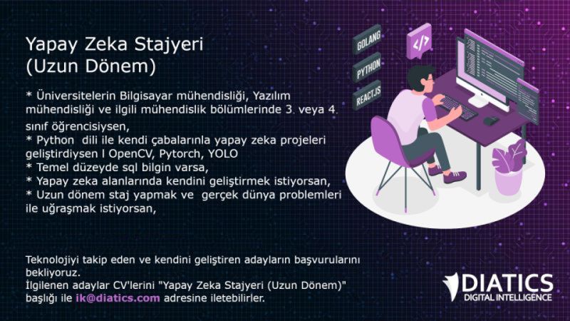 Diatics-Yapay Zeka Stajyeri