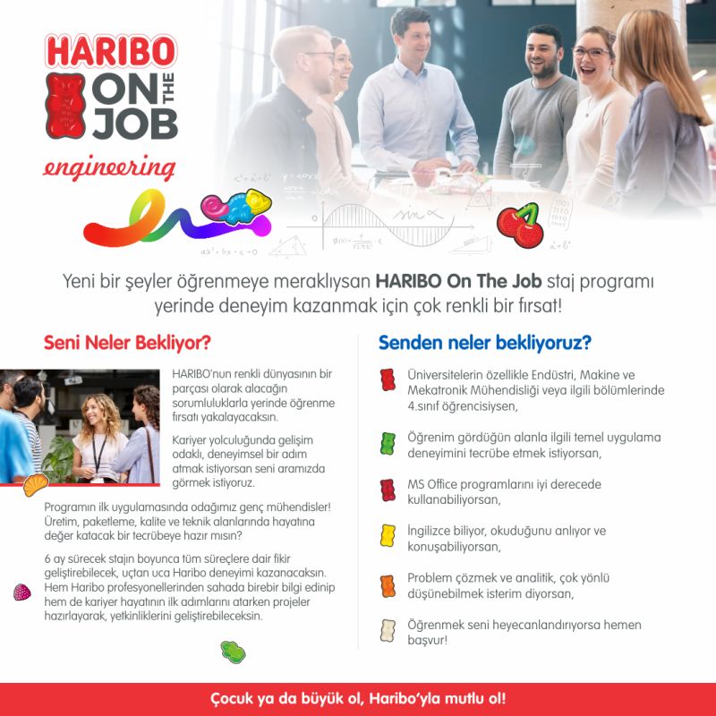 HARIBO On The Job Staj Programı