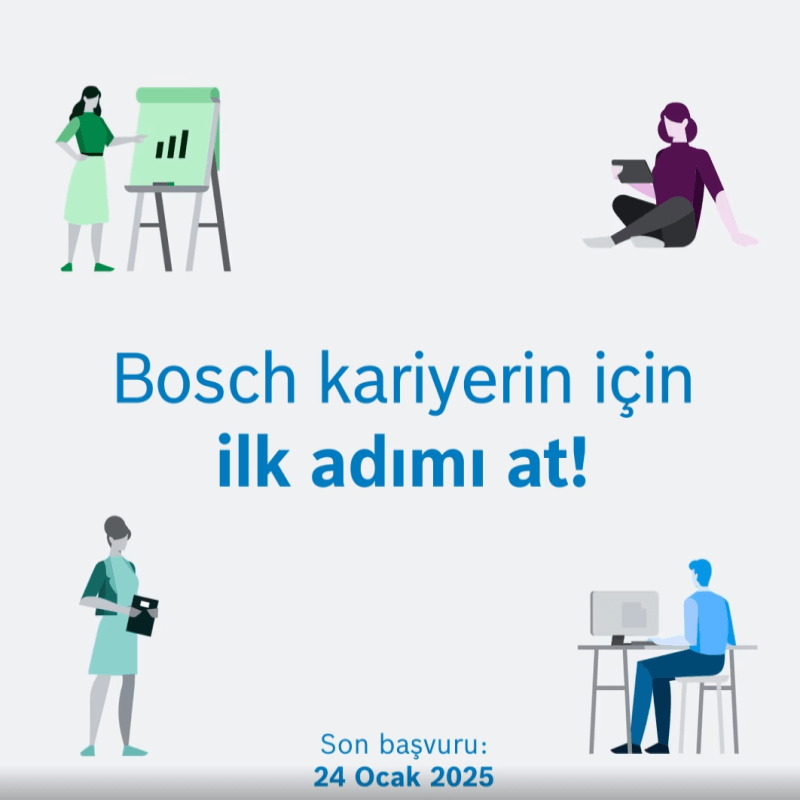 Bosch Türkiye-Uzun Dönem Staj Programı Smart Start için Recruitment Days 