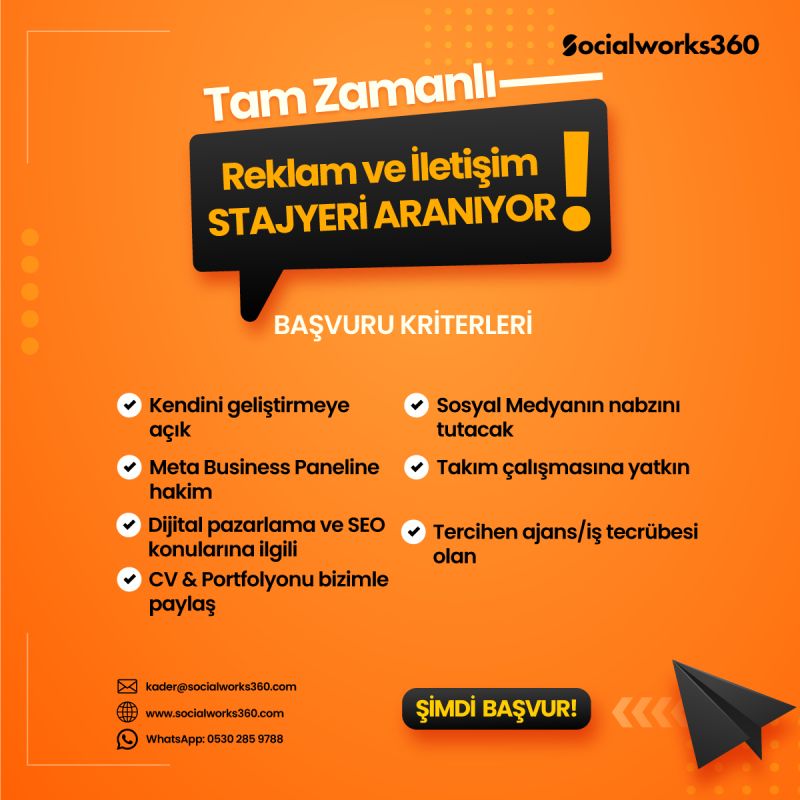 Social Works360 - Reklam ve İletişim Stajyeri