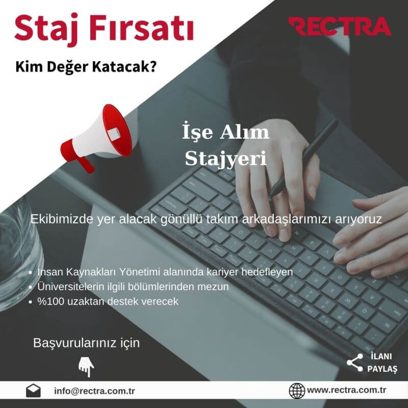 RECTRA Eğitim ve Danışmanlık-İşe Alım Stajyeri