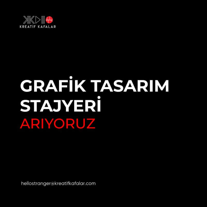 Kreatif Kafalar-Grafik Tasarım Stajyeri