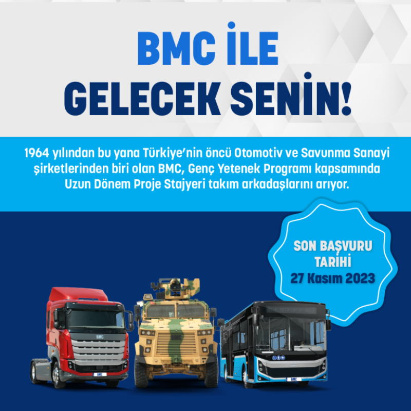 BMC UZUN DÖNEM STAJ PROGRAMI BAŞLIYOR