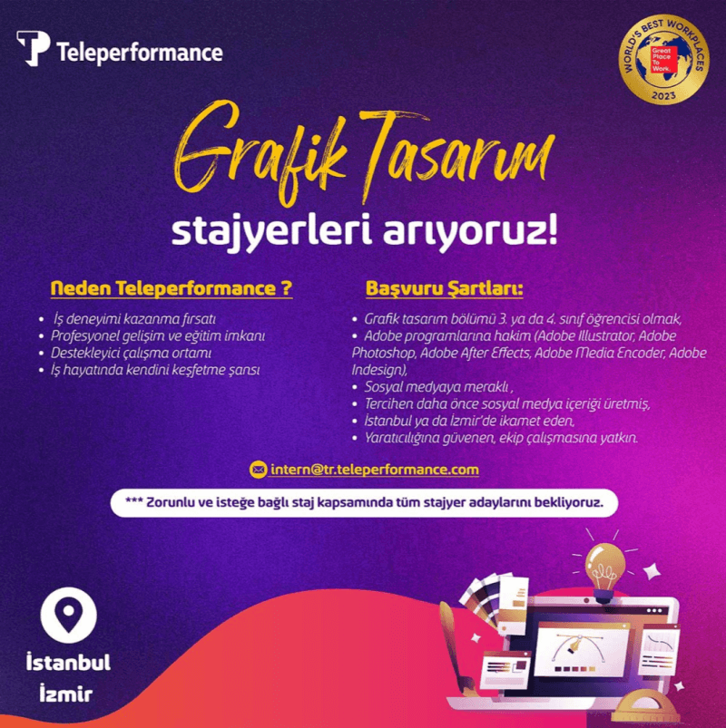 Teleperformence-Grafik Tasarım Stajyeri