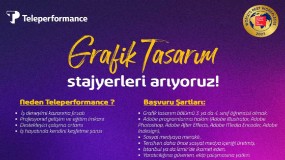 Teleperformence-Grafik Tasarım Stajyeri