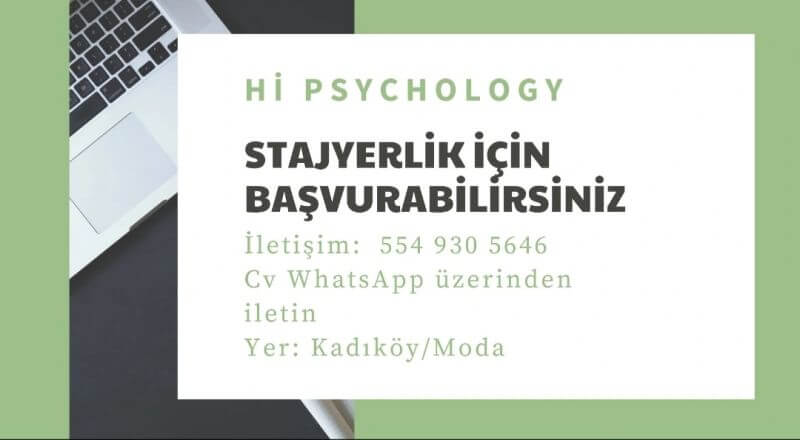 Hi PSYCHOLOGY-Stajyer Psikolog