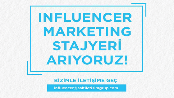 SALT-Influencer Marketing Stajyeri