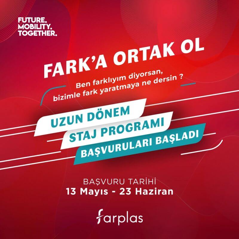 Farplas Farka Ortak Ol Staj Programı Başvuruları Başladı