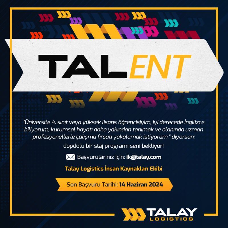 Talay Logistics-Talent Staj Programı