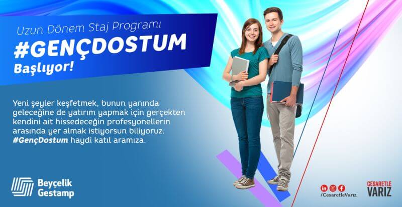 Beyçelik Gestamp-Uzun Dönem Staj Programı Genç Dostum Başlıyor