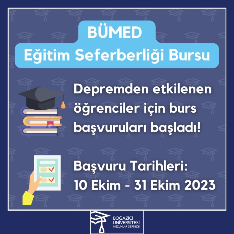 BÜMED Eğitim Seferberliği Bursu 