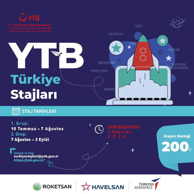 YTB Türkiye Stajları